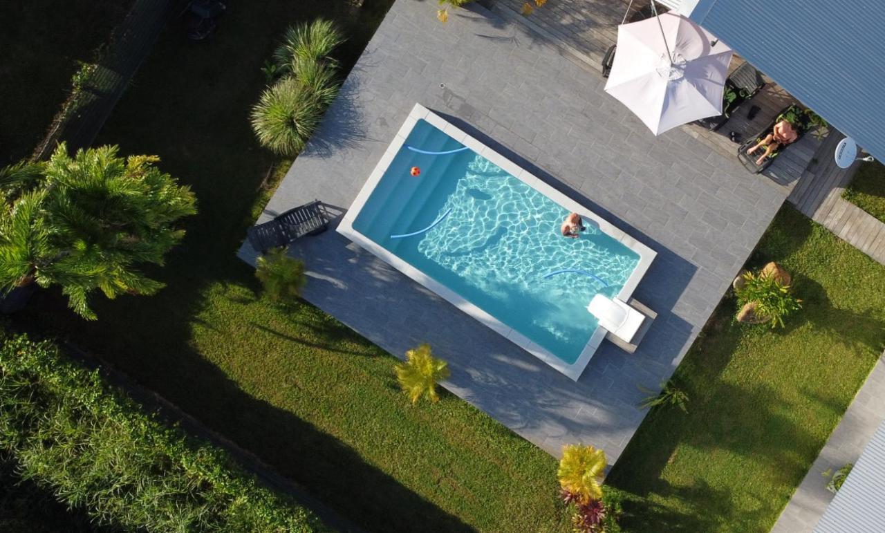 Koko Lodge petite maison paisible avec terrasse, jardin et piscine Remire-Montjoly Extérieur photo