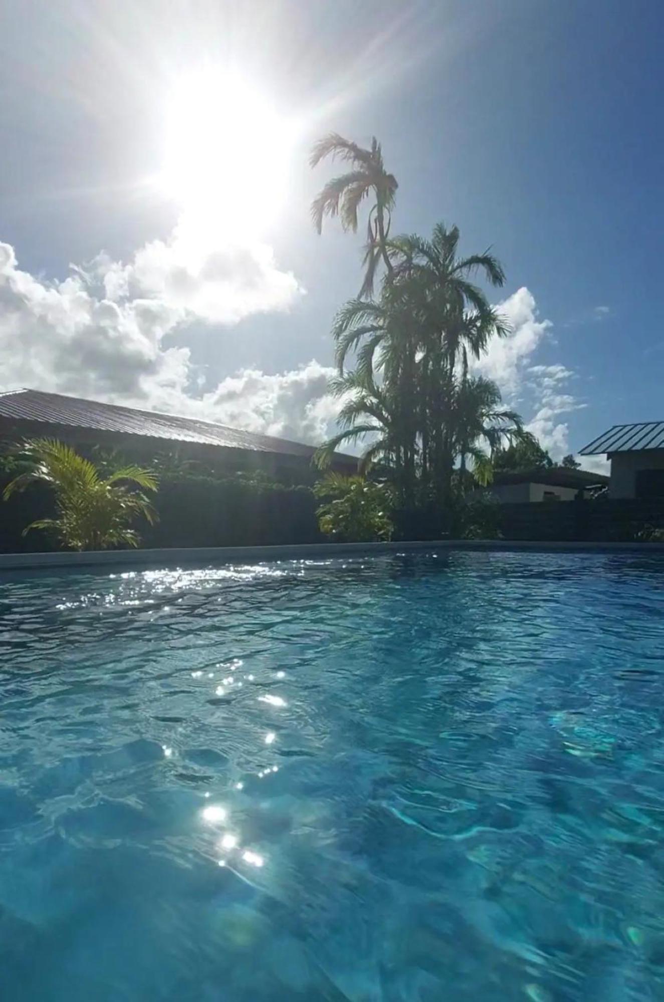 Koko Lodge petite maison paisible avec terrasse, jardin et piscine Remire-Montjoly Extérieur photo