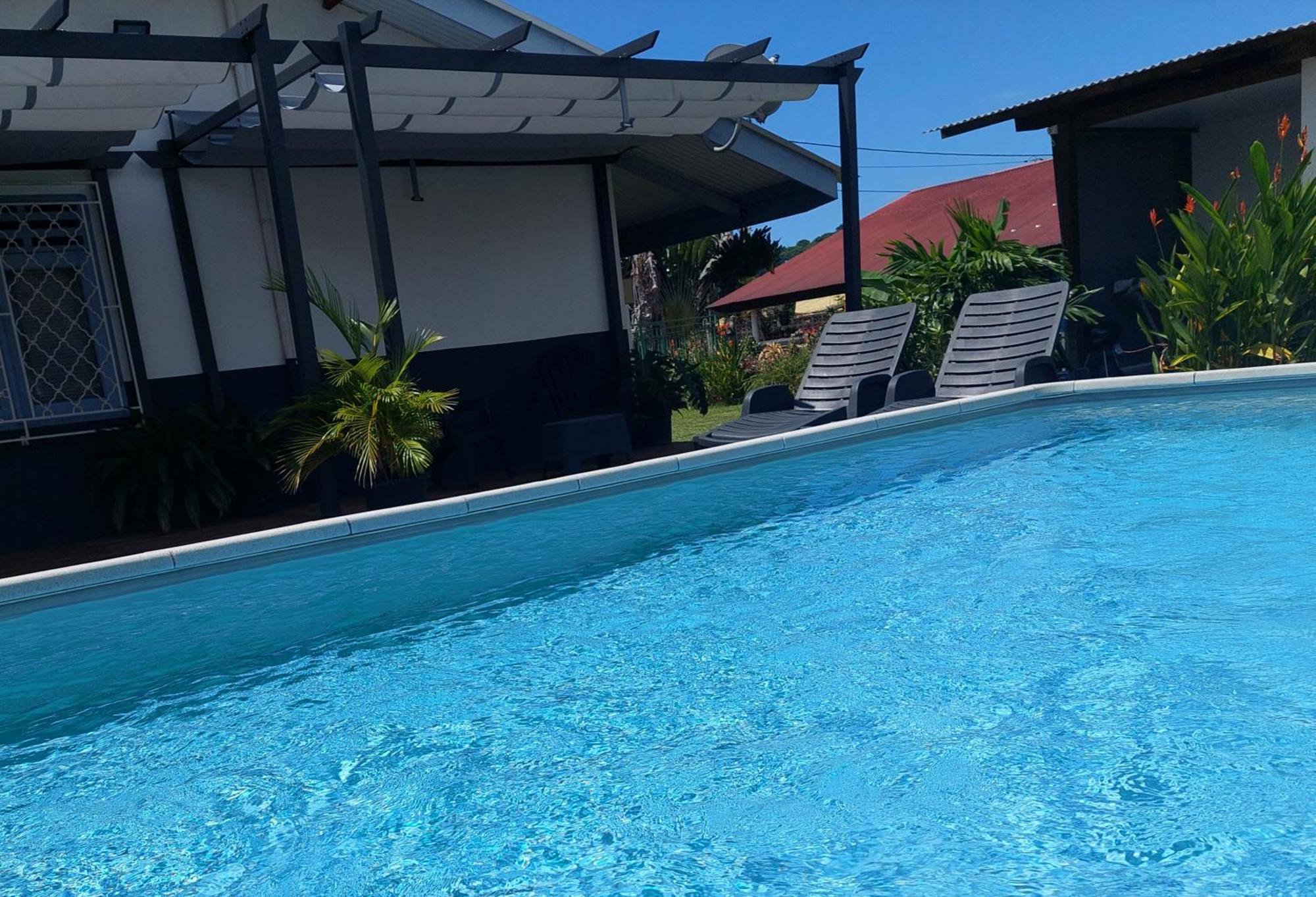 Koko Lodge petite maison paisible avec terrasse, jardin et piscine Remire-Montjoly Extérieur photo